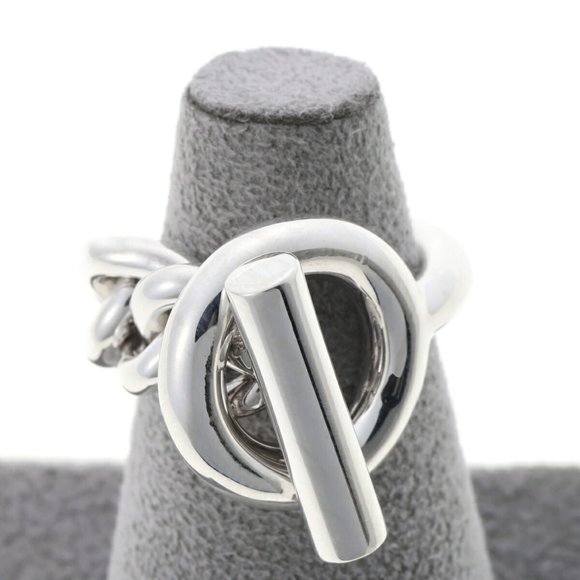 HERMES Silver Ring - Picture 1 of 5